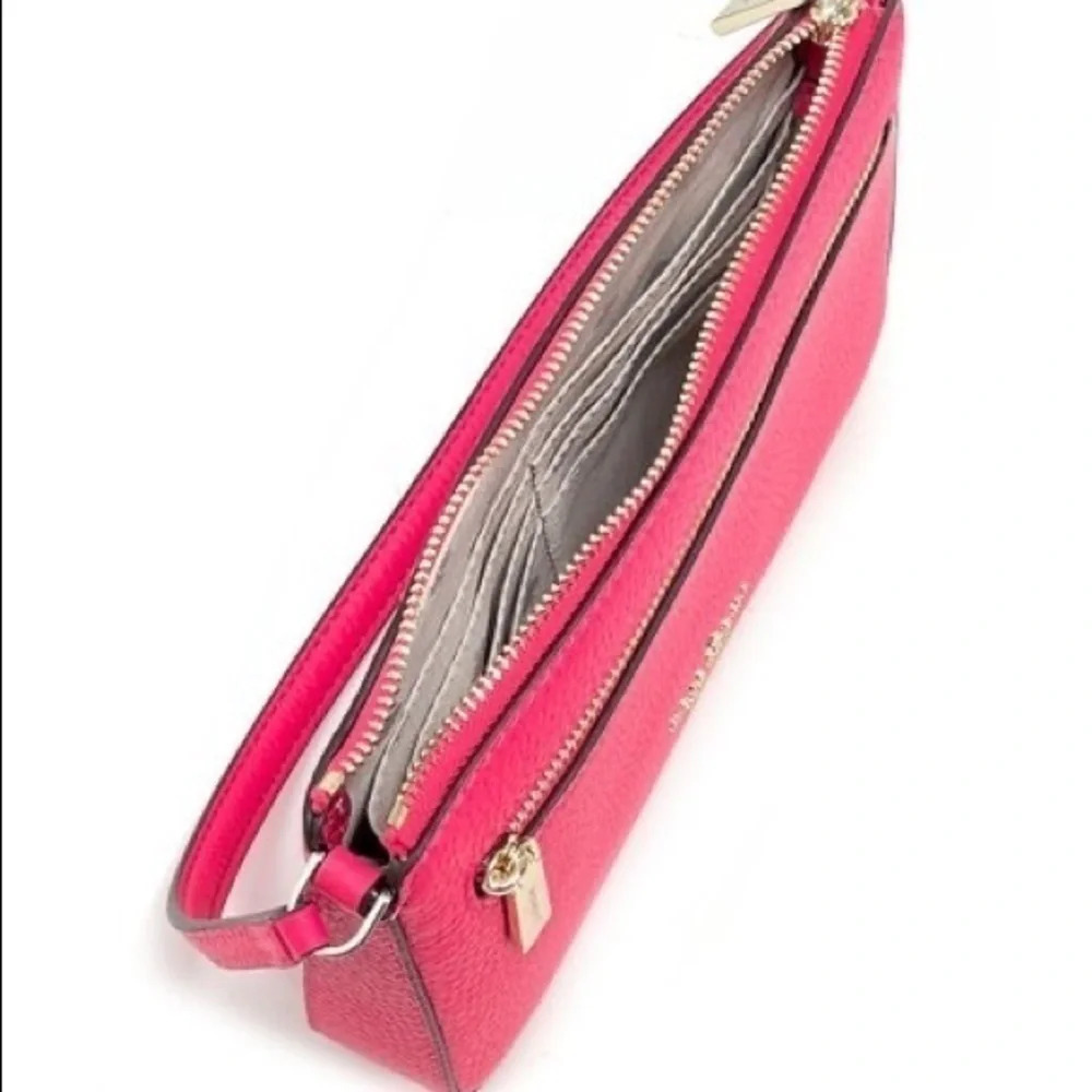 Kate Spade New York Pink Pebbled Leather Convertible Shoulder Bag NWT - Picture 8 of 10